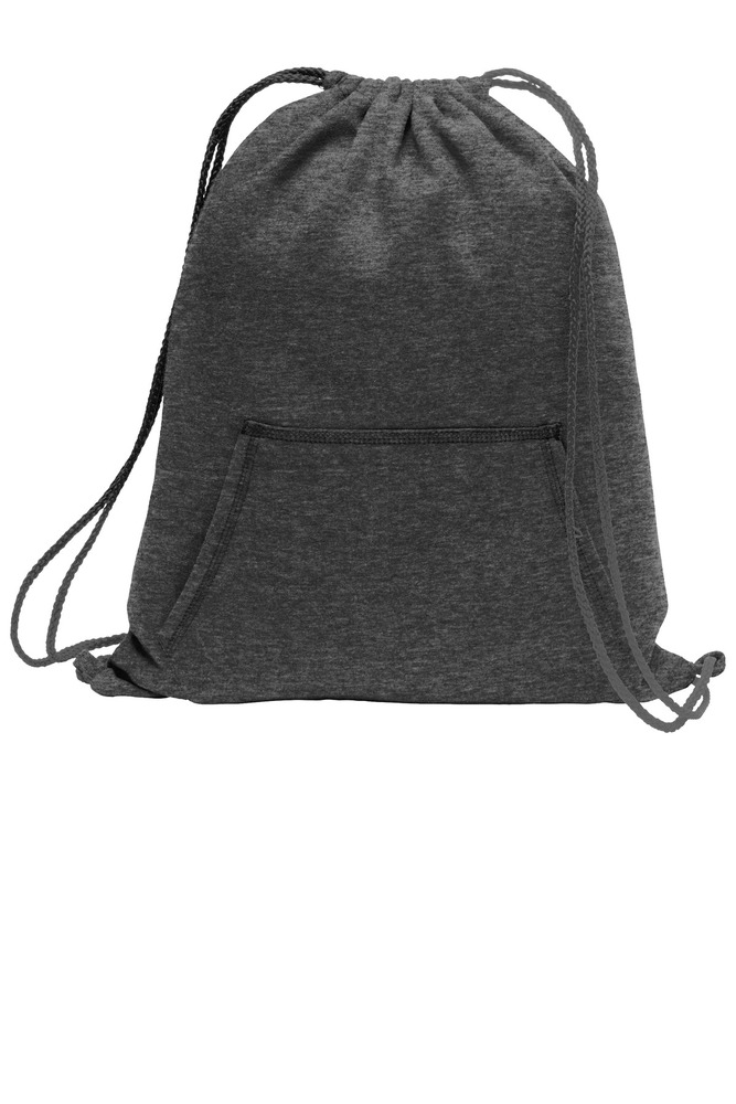 port & company bg614 core fleece sweatshirt cinch pack Front Fullsize
