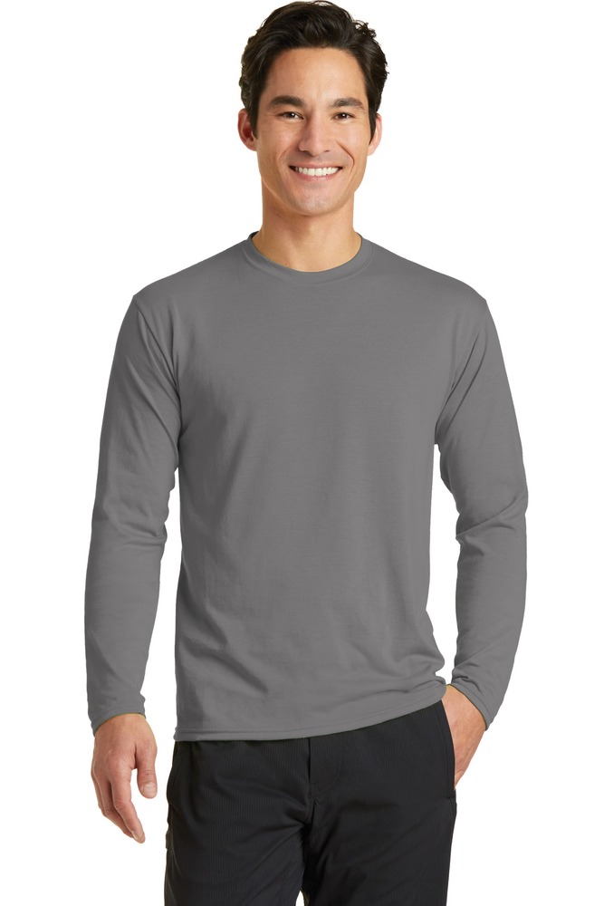 Port & Company PC381LS | Long Sleeve Performance Blend Tee | ShirtSpace