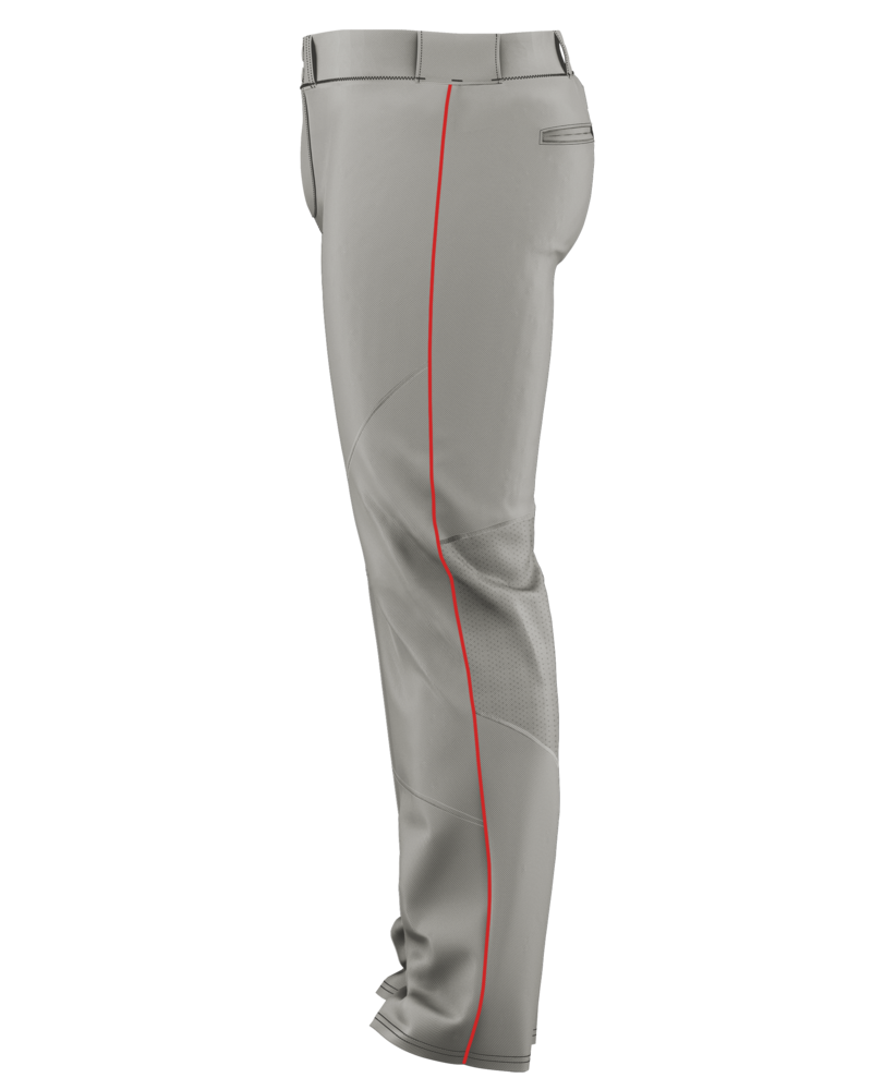 Alleson Athletic A00331 Adult Crush Premier Braided Baseball Pant Front Fullsize"
