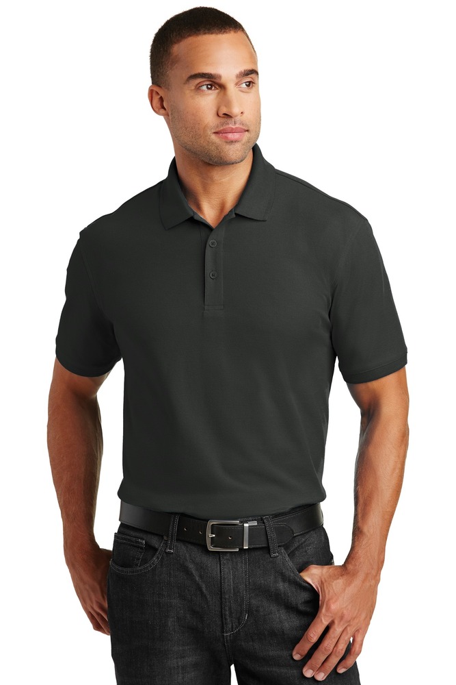 port authority k100 core classic pique polo Front Fullsize