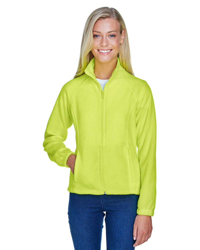Harriton M990W Ladies' 8 oz. Full-Zip Fleece Front Fullsize"