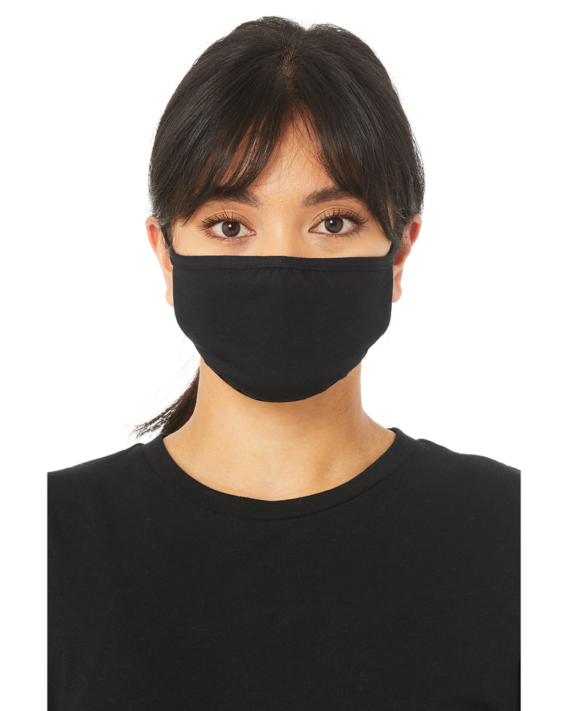bella + canvas tt044 adult 2-ply reusable face mask Front Fullsize