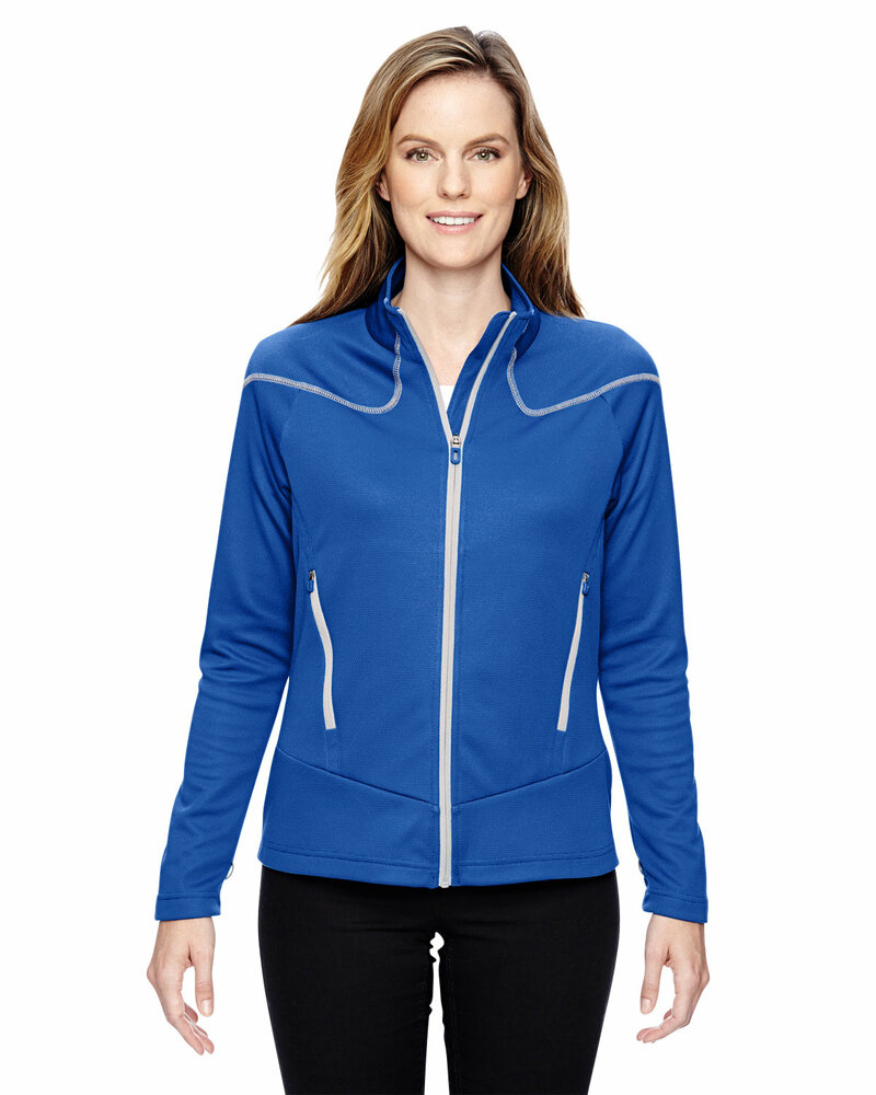 north end 78806 ladies' cadence interactive two-tone brush back jacket Front Fullsize