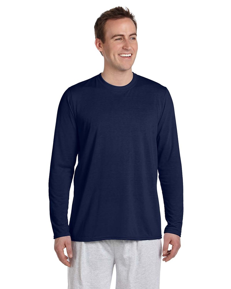 Gildan G424 Adult Performance® Adult 5 oz. Long-Sleeve T-Shirt Front Fullsize"