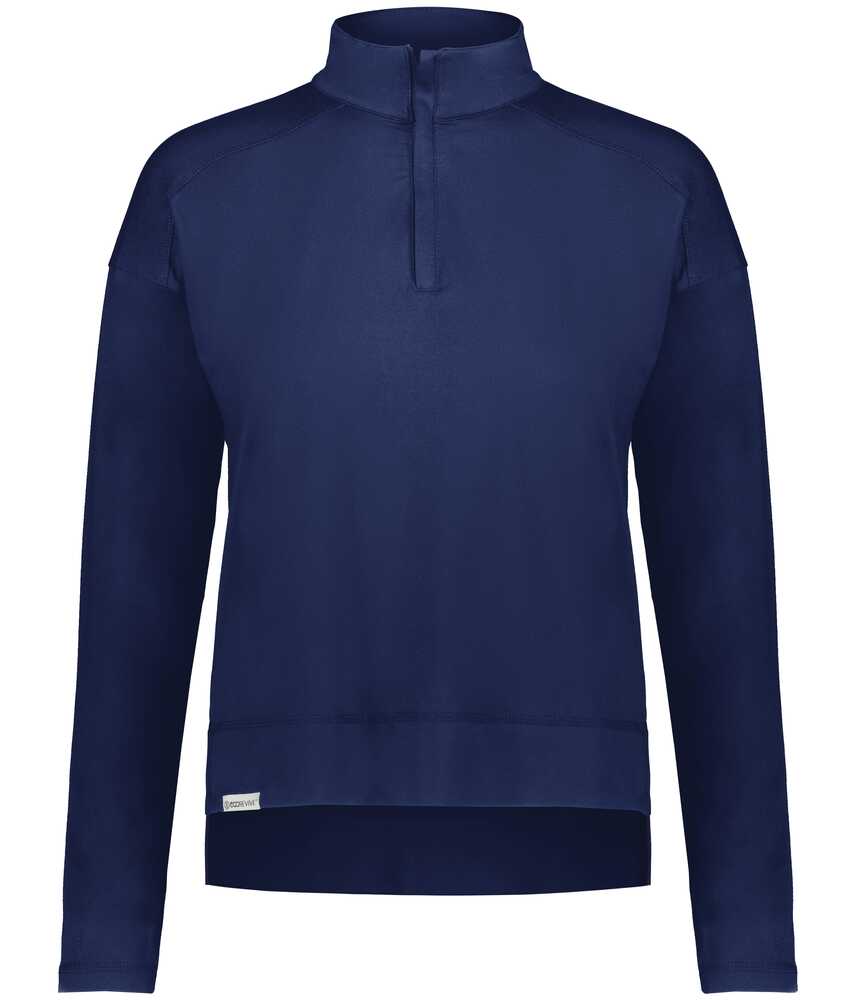 Holloway 223753 Ladies Ventura 1/4 Zip Pullover Front Fullsize"