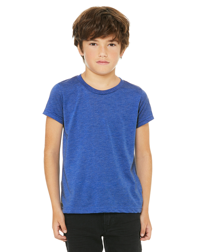 Bella + Canvas 3413Y Youth Triblend Short-Sleeve T-Shirt Front Fullsize"