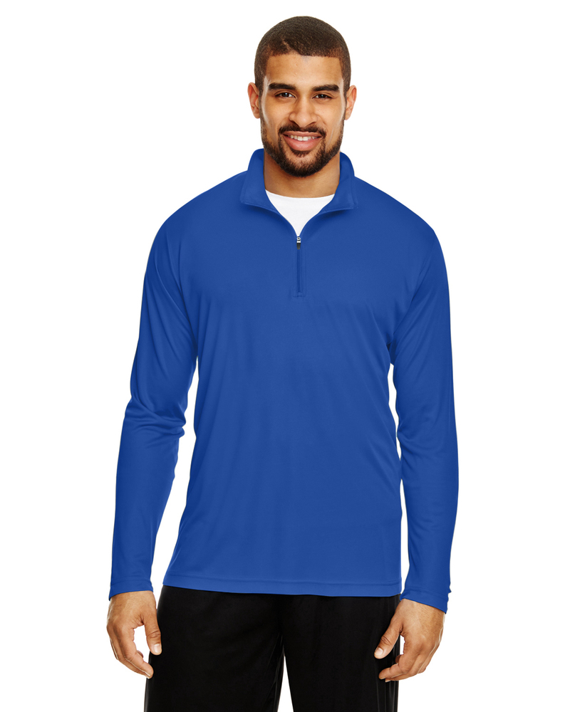 Team 365 TT31 Men's Zone Performance Quarter-Zip Front Fullsize"