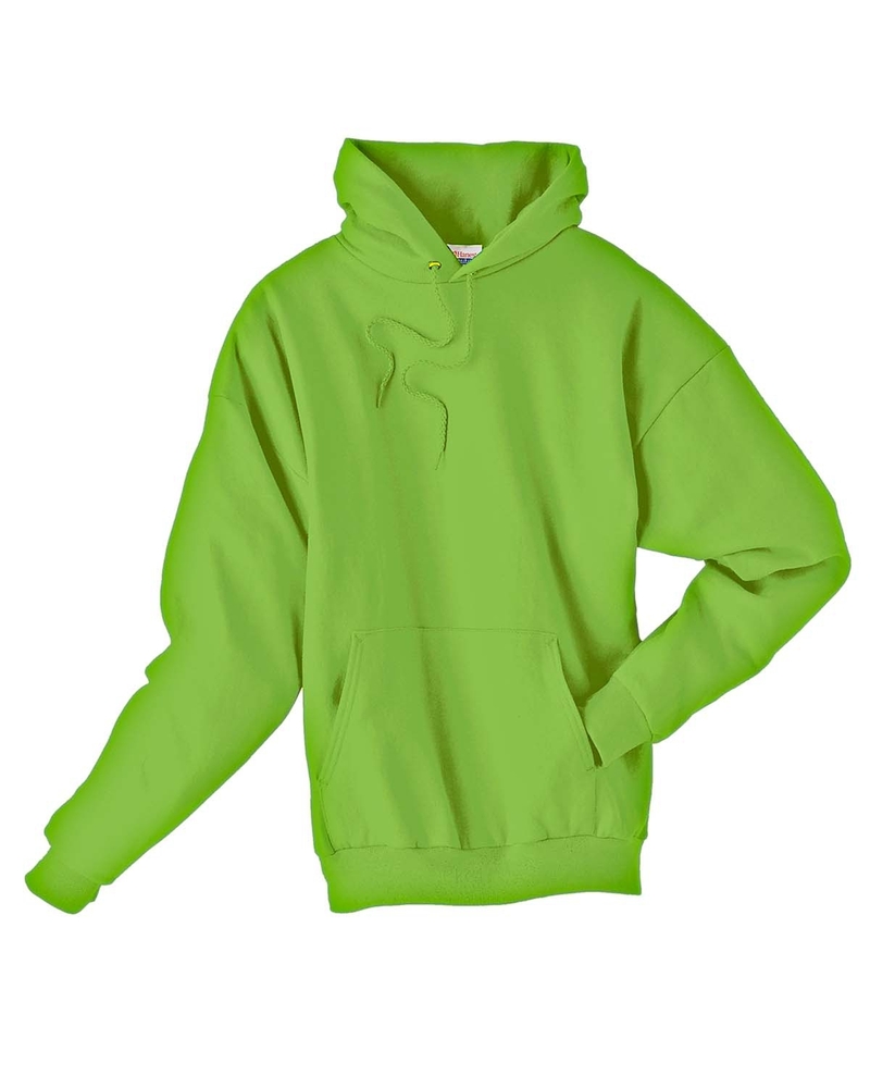 Hanes P170 Unisex Ecosmart® 50/50 Pullover Hooded Sweatshirt Front Fullsize"