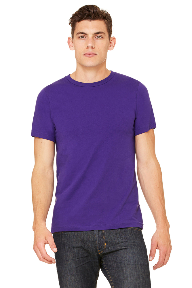 bella + canvas 3001u unisex made in the usa jersey t-shirt Front Fullsize