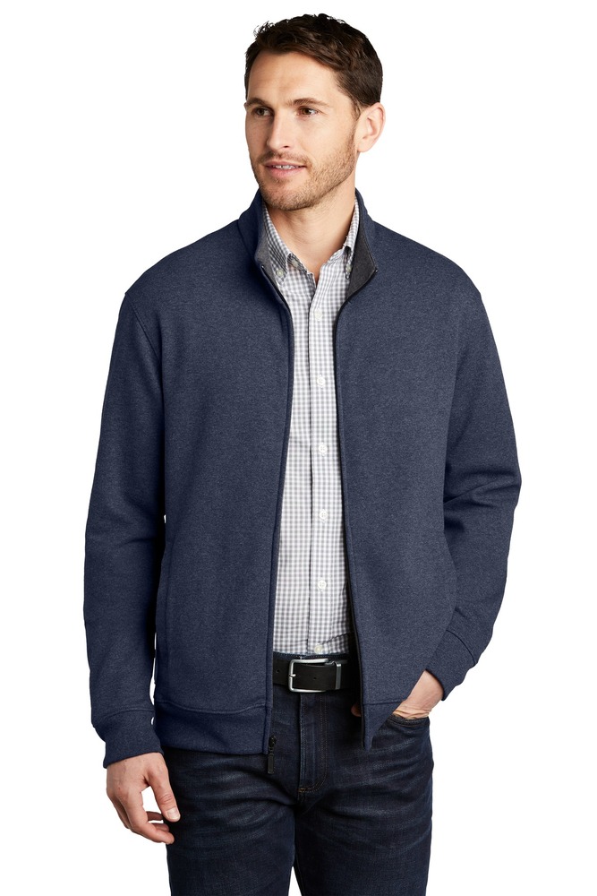 port authority k809 interlock full-zip Front Fullsize