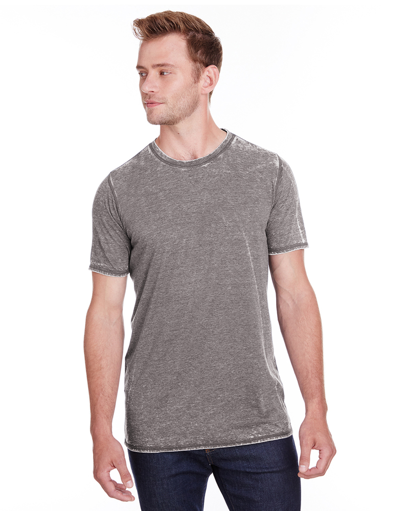 j america ja8115 adult vintage zen jersey t-shirt Front Fullsize