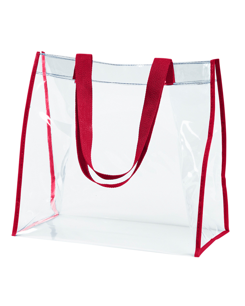 BAGedge BE252 Clear PVC Tote Front Fullsize"