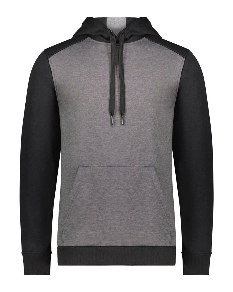 augusta sportswear 6865 three-season fleece pullover hoodie Front Fullsize