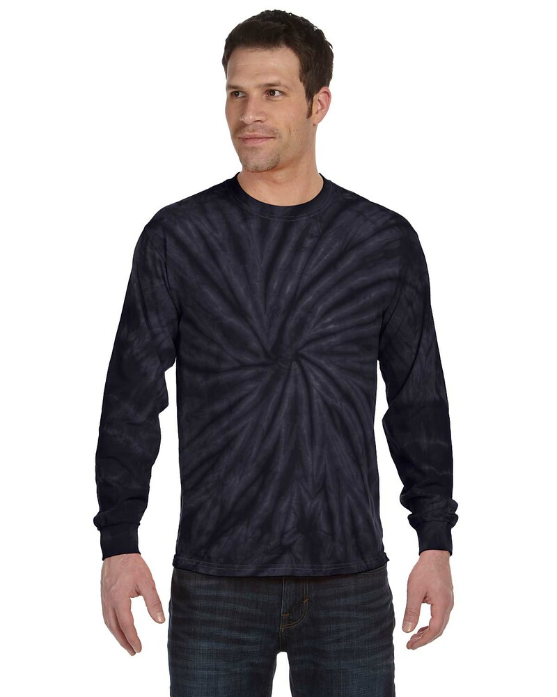 Tie-Dye CD2000 Adult 5.4 oz. 100% Cotton Long-Sleeve T-Shirt Front Fullsize"