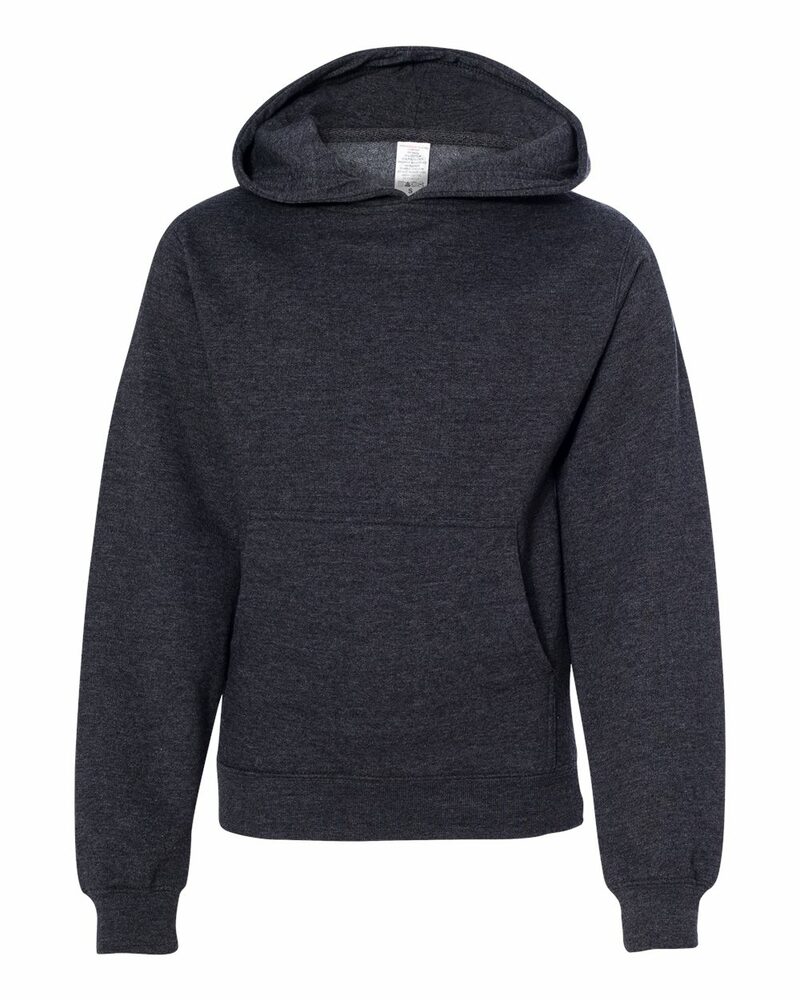 Independent Trading Co. SS4001Y Youth Midweight Hooded Sweatshirt Front Fullsize"