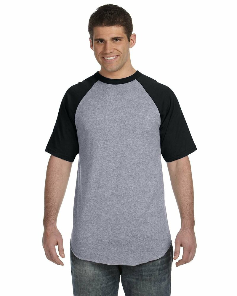 augusta sportswear 423 baseball short sleeve tee 2.0 Front Fullsize