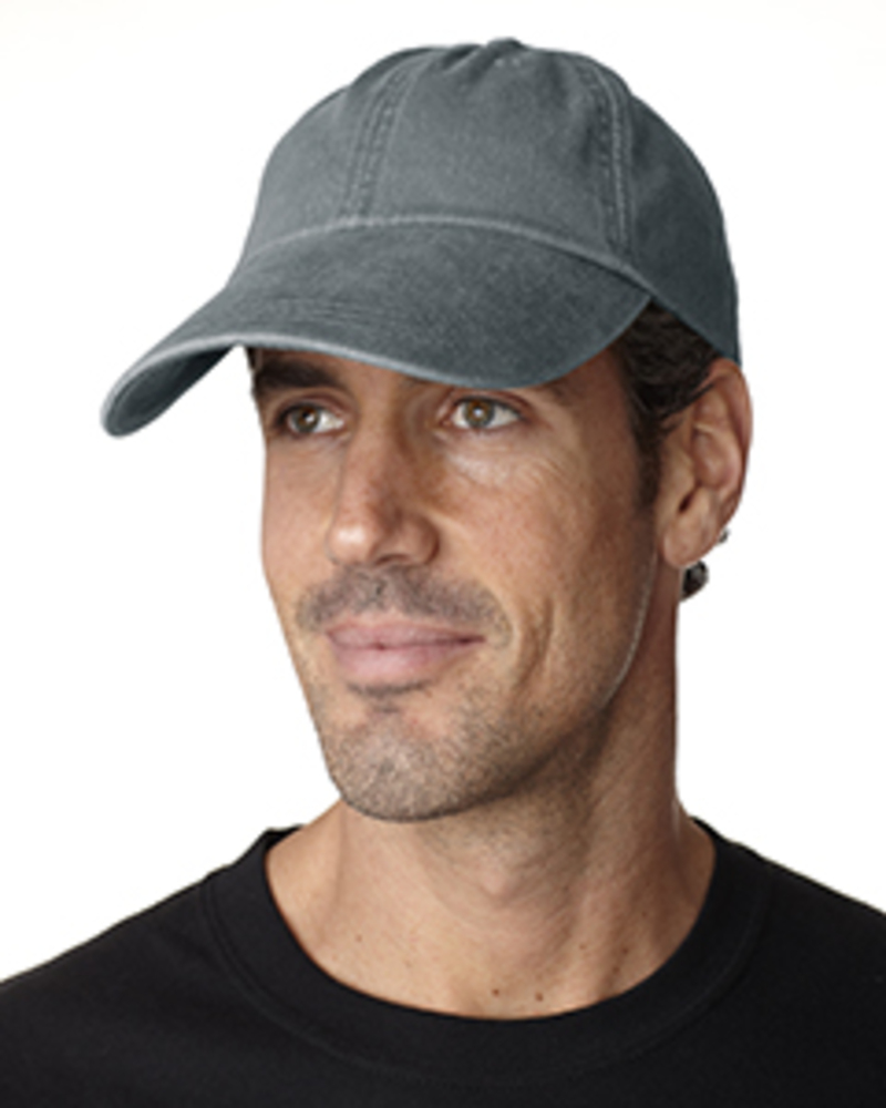 adams acsb101 cotton twill pigment-dyed sunbuster cap Front Fullsize