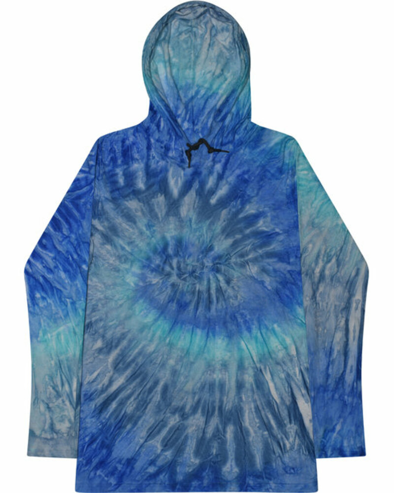 Colortone T2777 Unisex Long Sleeve Hooded T-Shirt Front Fullsize"