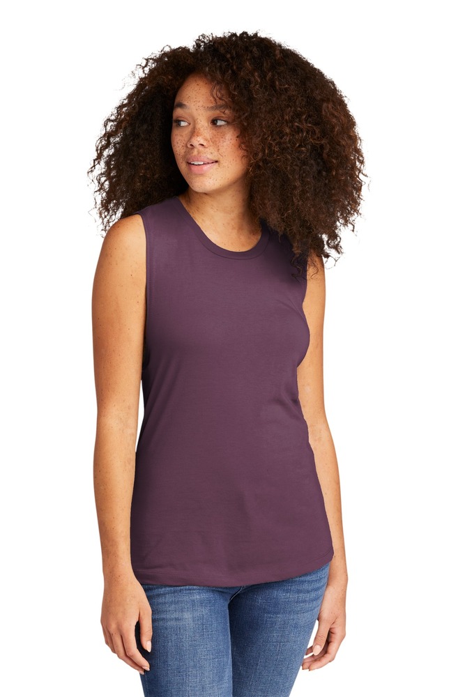 next level n5013 ladies' festival muscle tank Front Fullsize