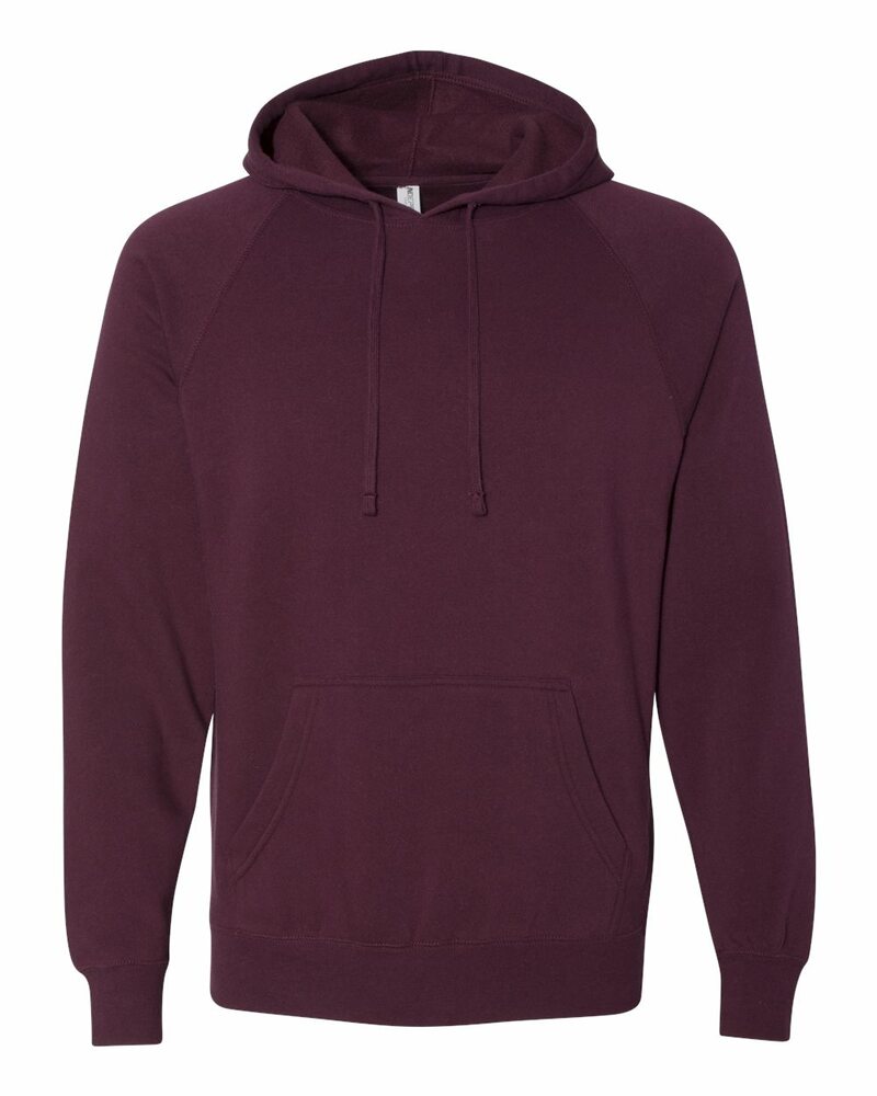 independent trading co. prm33sbp unisex special blend raglan hooded sweatshirt Front Fullsize