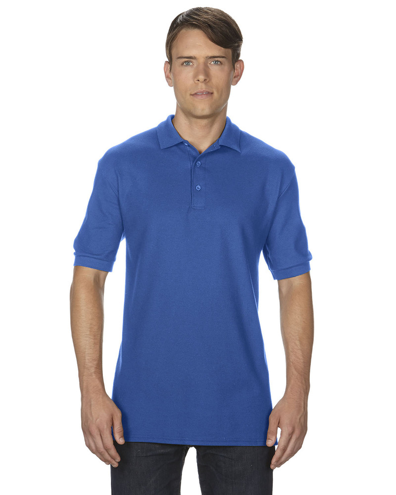 Gildan G828 6.6-Ounce 100% Double Pique Cotton Sport Shirt Front Fullsize"
