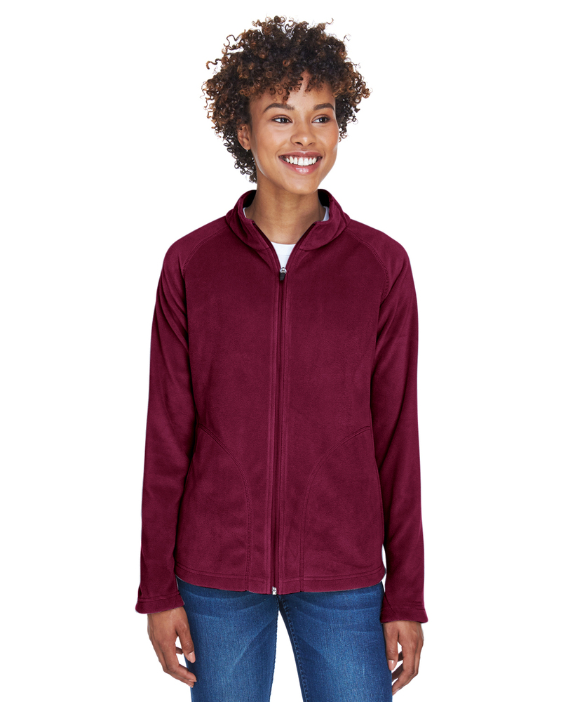 Team 365 TT90W Ladies' Campus Microfleece Jacket Front Fullsize"