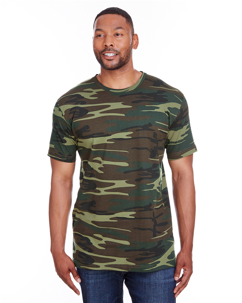 code five 3907 men's camo t-shirt Front Fullsize