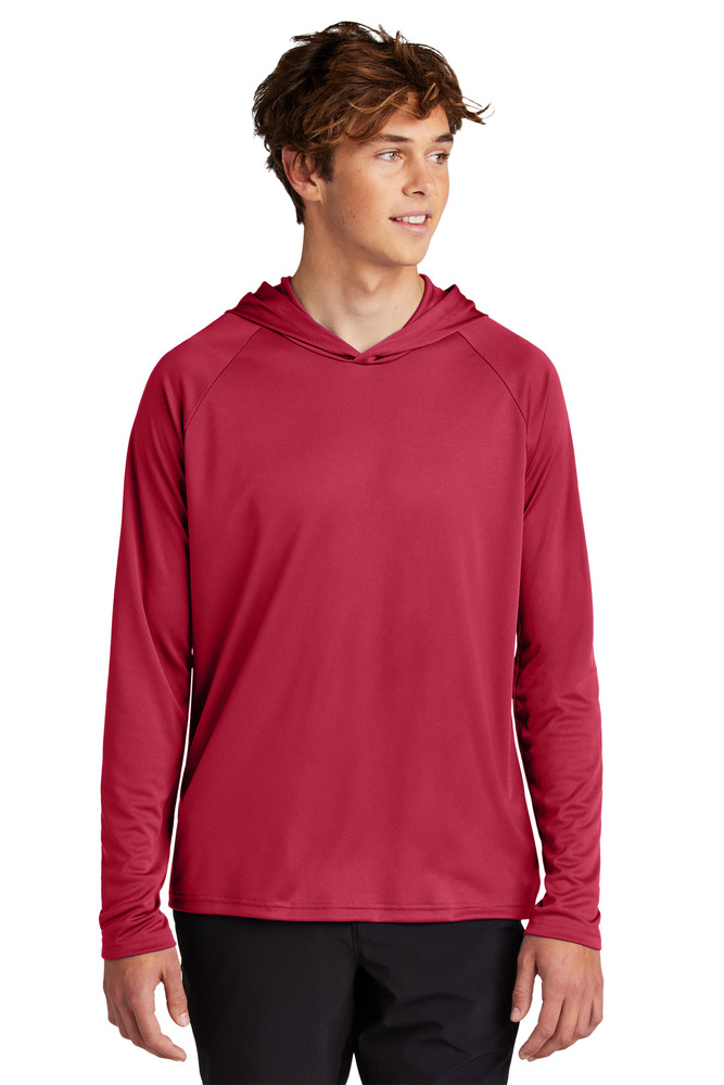 port & company pc380h performance pullover hooded tee Front Fullsize