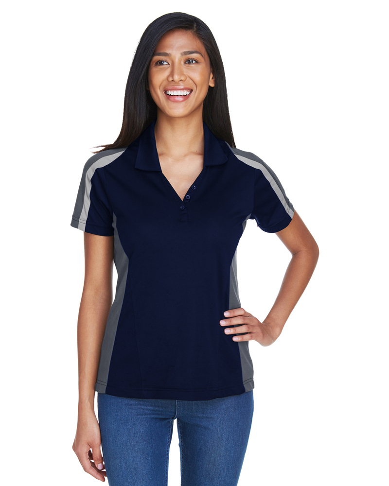 extreme 75119 ladies' eperformance™ strike colorblock snag protection polo Front Fullsize