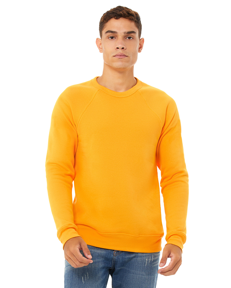 Bella + Canvas 3901 Unisex Sponge Fleece Crewneck Sweatshirt Front Fullsize"