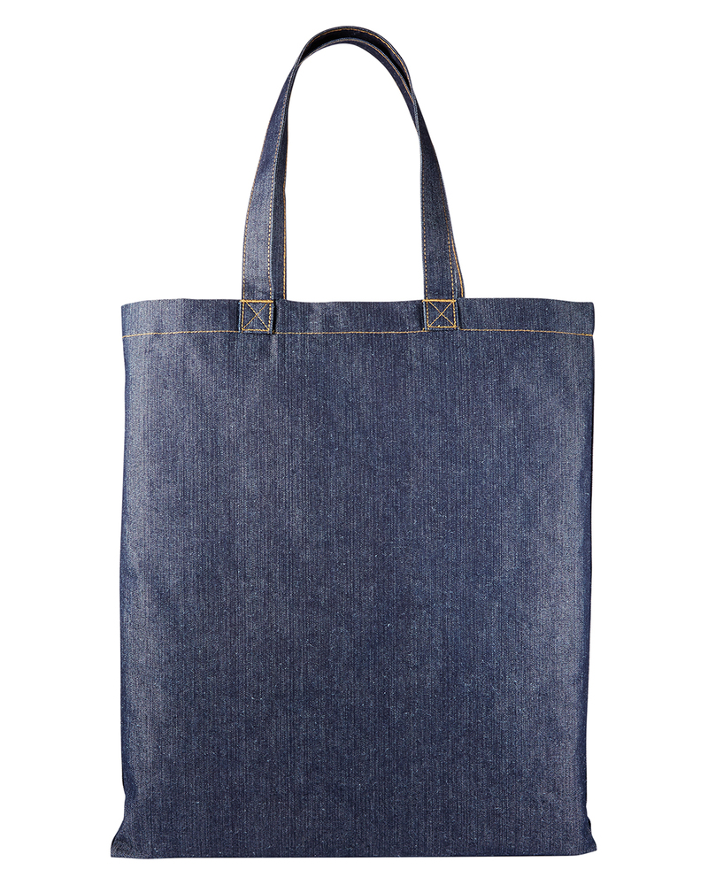 artisan collection by reprime rp998 denim tote bag Front Fullsize