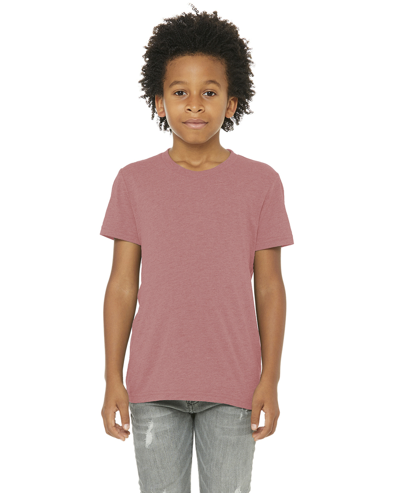 Bella + Canvas 3413Y Youth Triblend Short-Sleeve T-Shirt Front Fullsize"