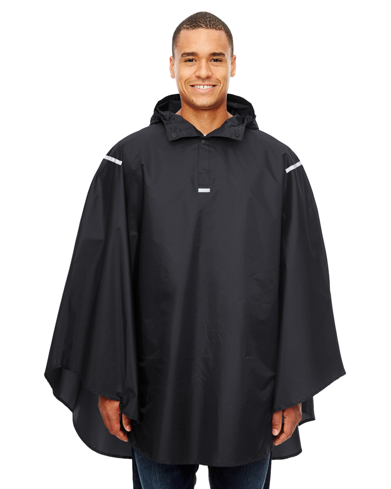 team 365 tt71 adult zone protect packable poncho Front Fullsize