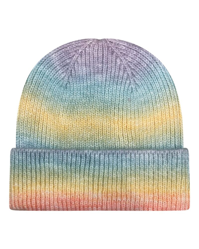 legacy ktdrb tie-dyed ribbed beanie Front Fullsize