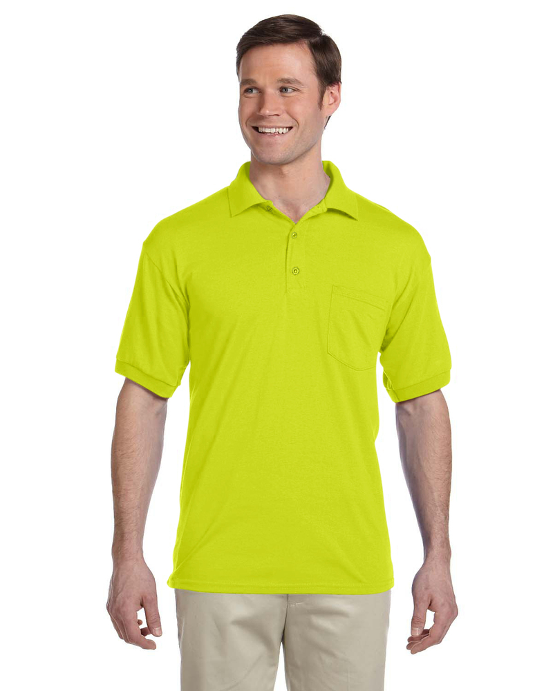 gildan g890 dryblend ® 6-ounce jersey knit sport shirt with pocket Front Fullsize