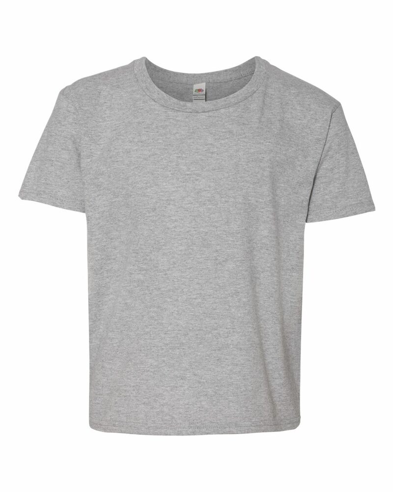 fruit of the loom sf45br youth sofspun® t-shirt Front Fullsize