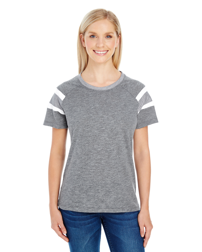 augusta sportswear 3011 ladies' fanatic short-sleeve t-shirt Front Fullsize