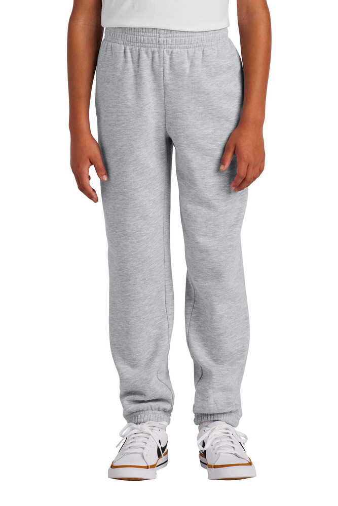 district dt6112y youth v.i.t. ™ fleece sweatpant Front Fullsize