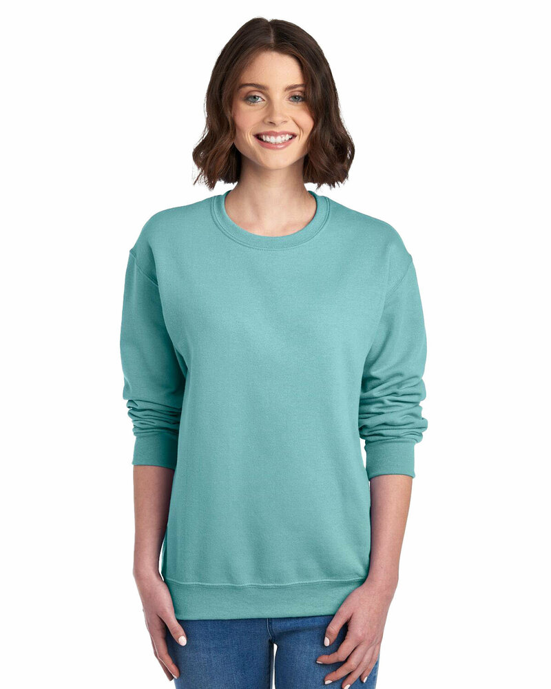 Jerzees 562 Unisex NuBlend® Crewneck Sweatshirt Front Fullsize"
