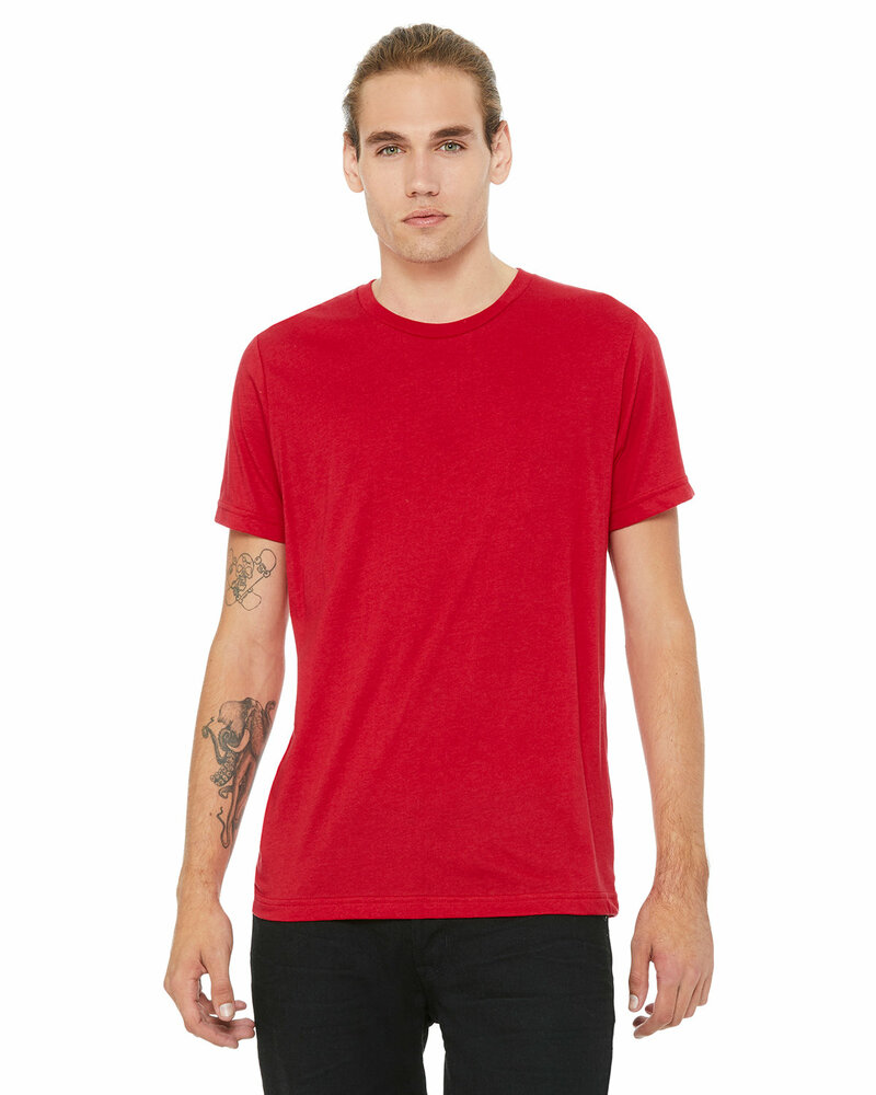 Bella + Canvas 3650 Unisex Poly-Cotton Short-Sleeve T-Shirt Front Fullsize"