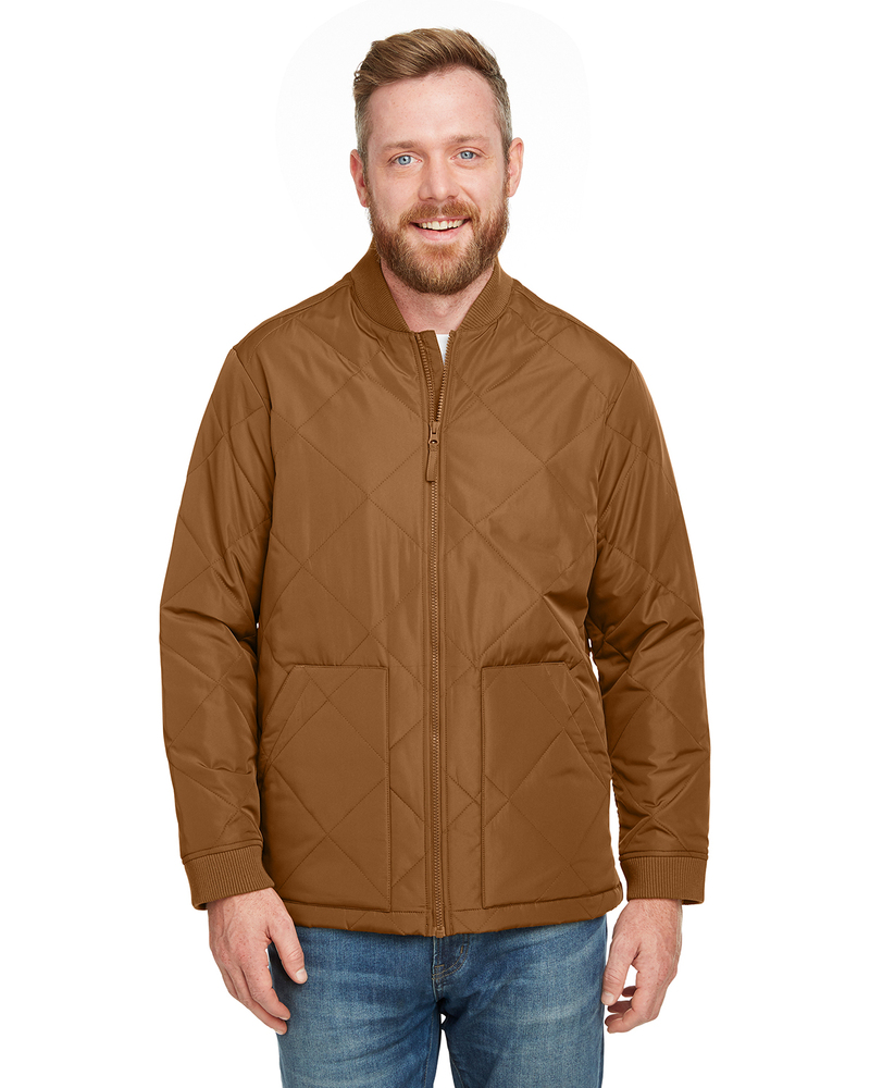 harriton m715 adult dockside insulated utility jacket Front Fullsize