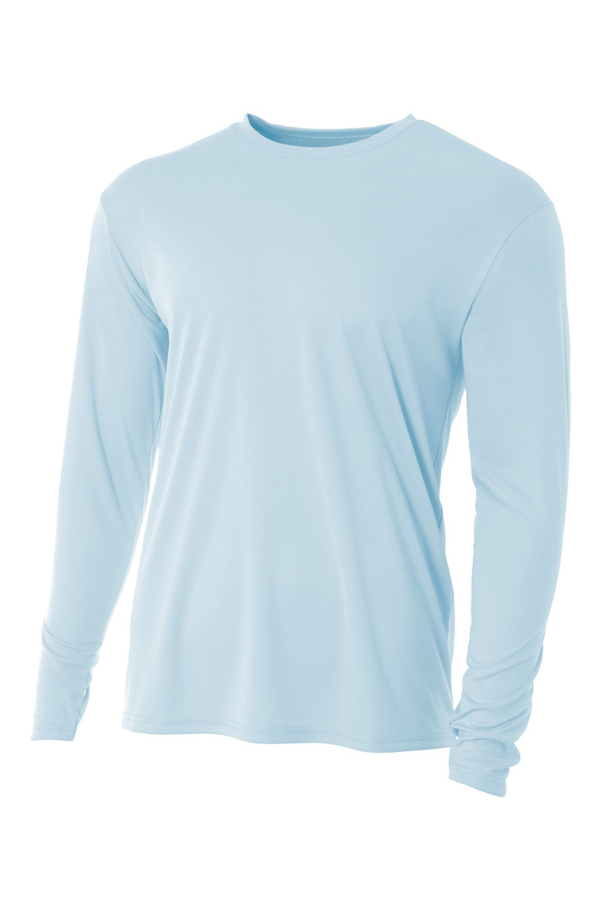 A4 N3165 Cooling Performance Long Sleeve T-Shirt Front Fullsize"