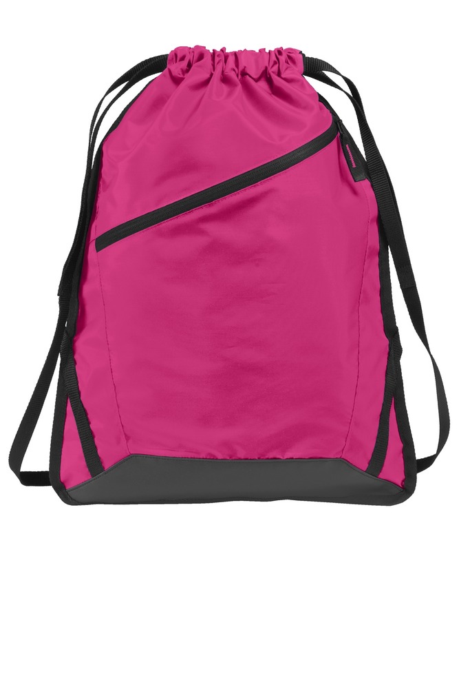 Port Authority BG616 Zip-It Cinch Pack Front Fullsize"