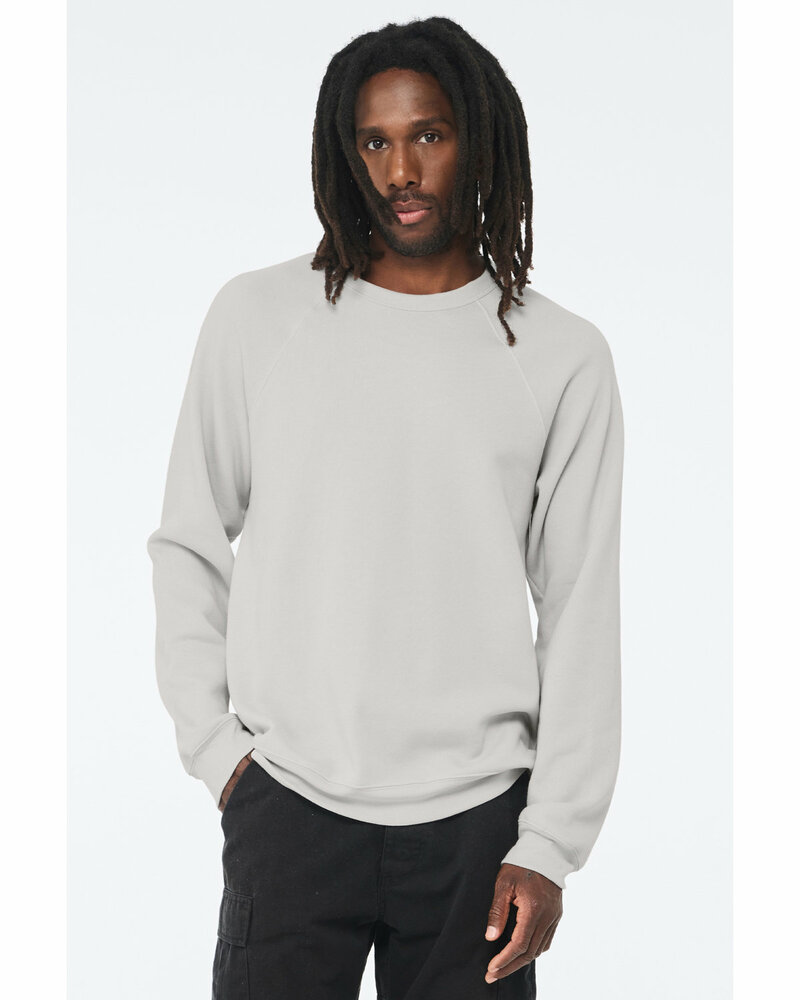 Bella + Canvas 3901 Unisex Sponge Fleece Crewneck Sweatshirt Front Fullsize"