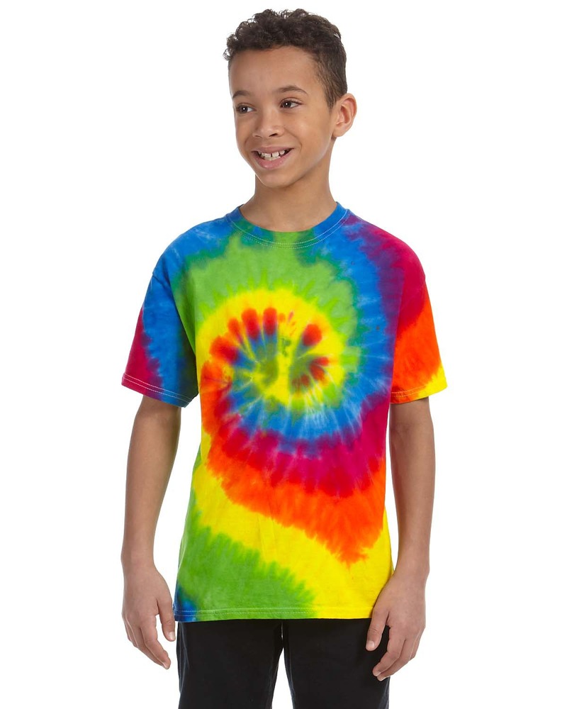 Tie-Dye CD100Y Youth T-Shirt Front Fullsize"