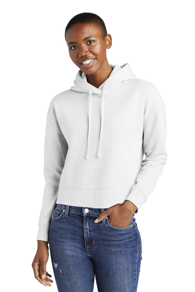 District DT6101 Women's V.I.T. ™ Fleece Hoodie Front Fullsize"