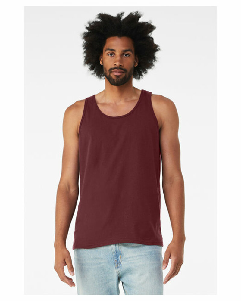 Bella + Canvas 3480 Unisex Jersey Tank Front Fullsize"