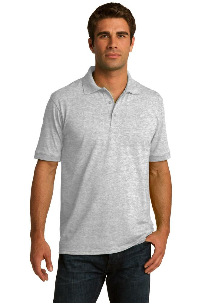 port & company kp55t tall core blend jersey knit polo Front Fullsize