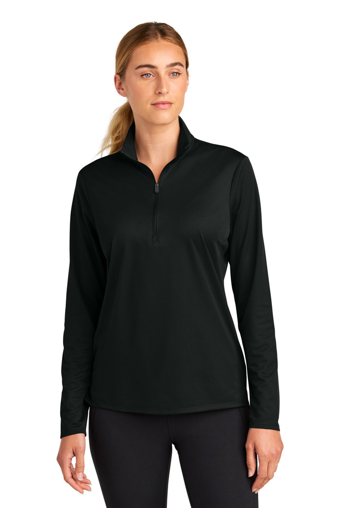 Sport-Tek LST672 Women's Micropique Sport-Wick ® 1/4-Zip Front Fullsize"