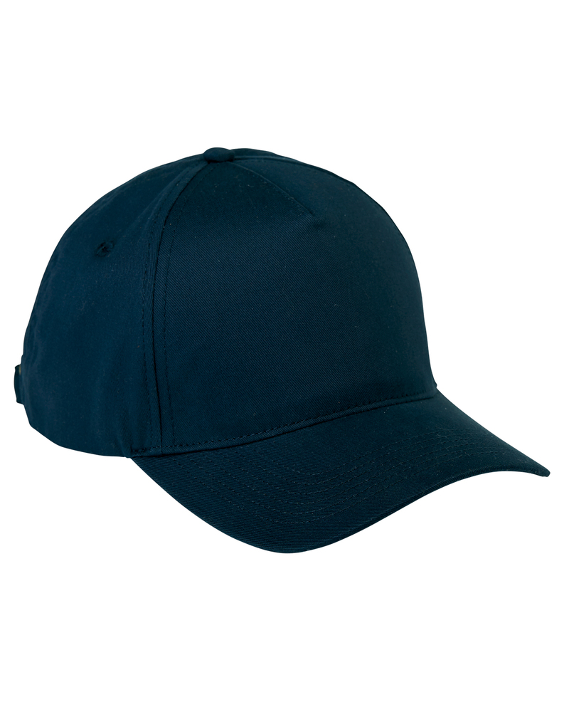 big accessories bx034 5-panel brushed twill cap Front Fullsize